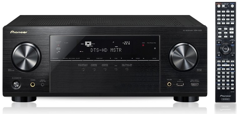 The Pioneer VSX-1123-K 7.2 Channel Receiver