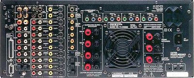 TX-DS989 receiver rear panel