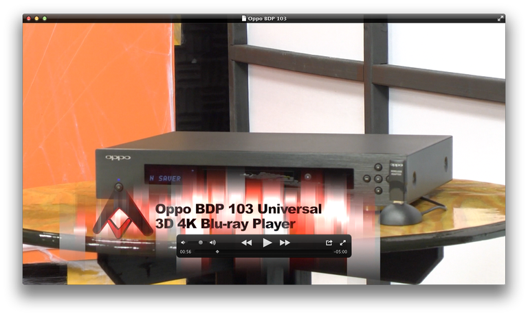 Oppo BDP-103 Universal 3D 4K Blu-ray Player