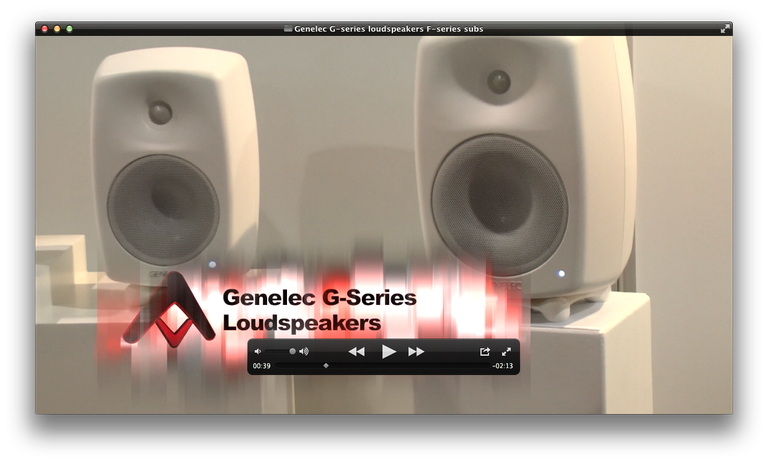 Genelec G Series Speakers and F Series Active Subwoofers
