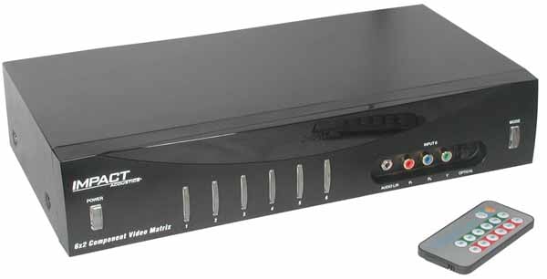 Impact+Acoustics+6x2+Component+Matrix+Switcher