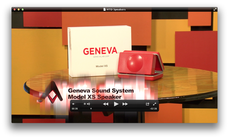 Geneva Sound System Model XS Speaker
