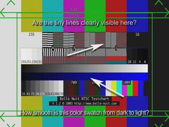HQV+Benchmark+DVD+color+bar+test
