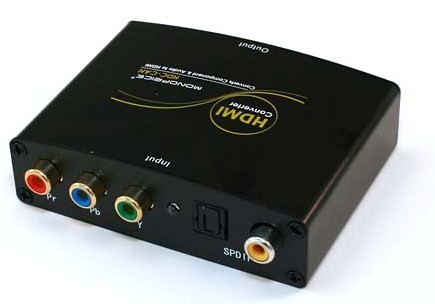 Monoprice Component & S/PDIF Digital Coax/Optical Toslink Audio to HDMI Converter (whew! now theres a mouthful)