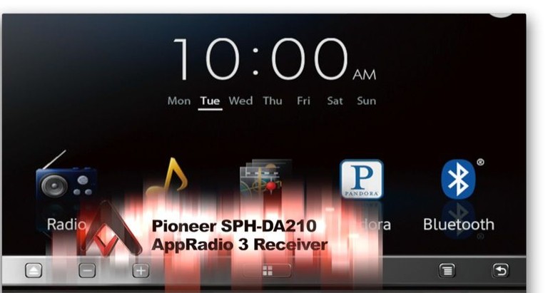 Pioneer AVH-X7500BT and SPH-DA210 AppRadio