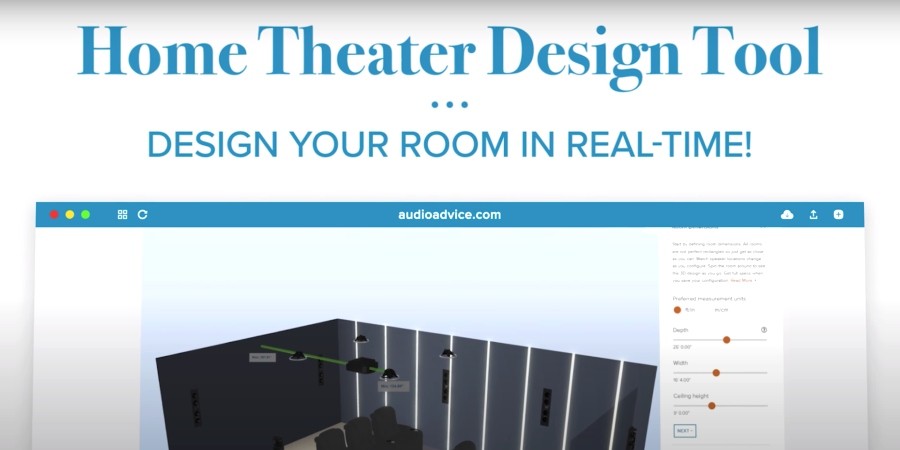 Design Your Dream Theater with the Audio Advice Home Theater Designer Tool