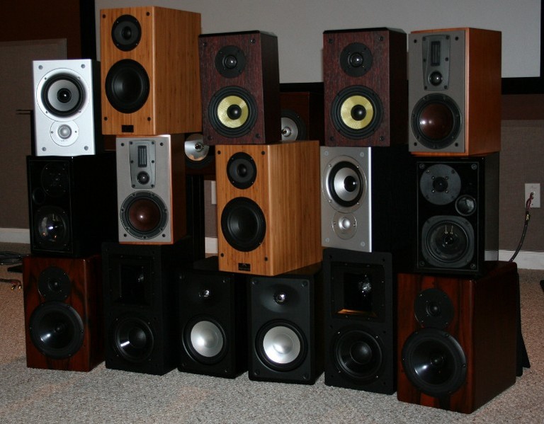 Step one, get a bunch of speakers...