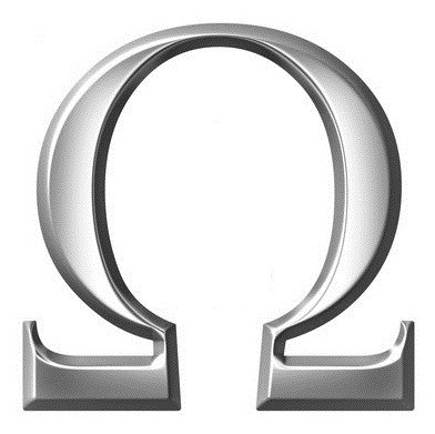 The Greek Letter Omega, Symbol Of The Ohm