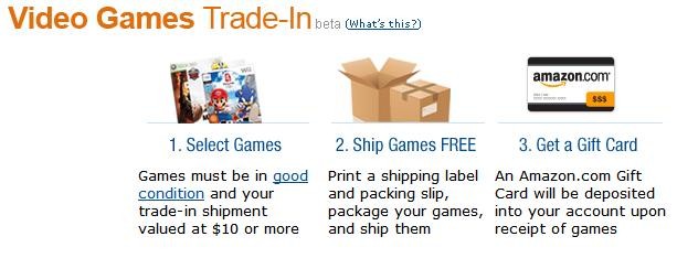 Amazon Trade-In Takes on GameStop