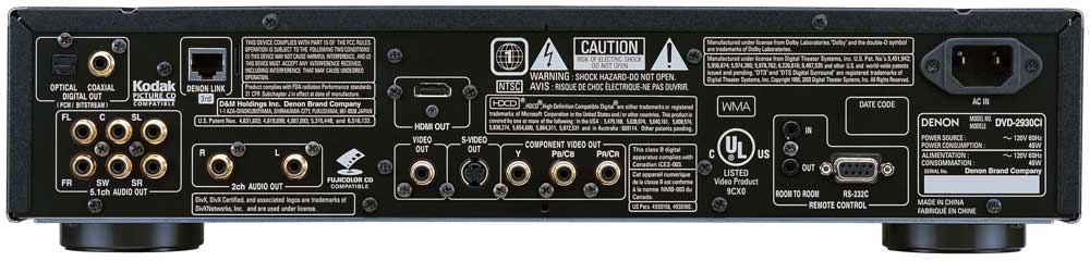 Denon Dvd 2930