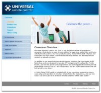 Universal Remote Control Launches New Web Site 