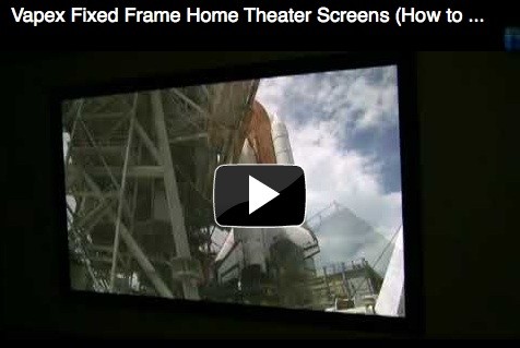 Visual Apex VApex Fixed Frame Screens