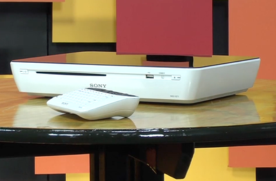 Sony BD player angled