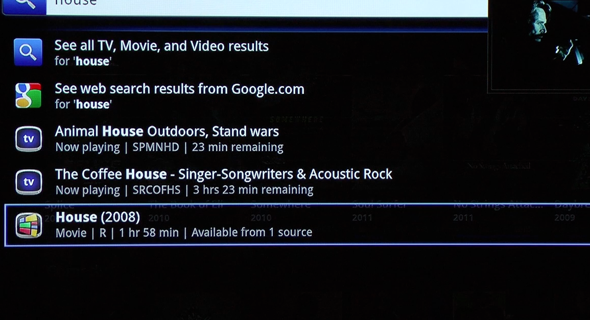 Google+TV+searching