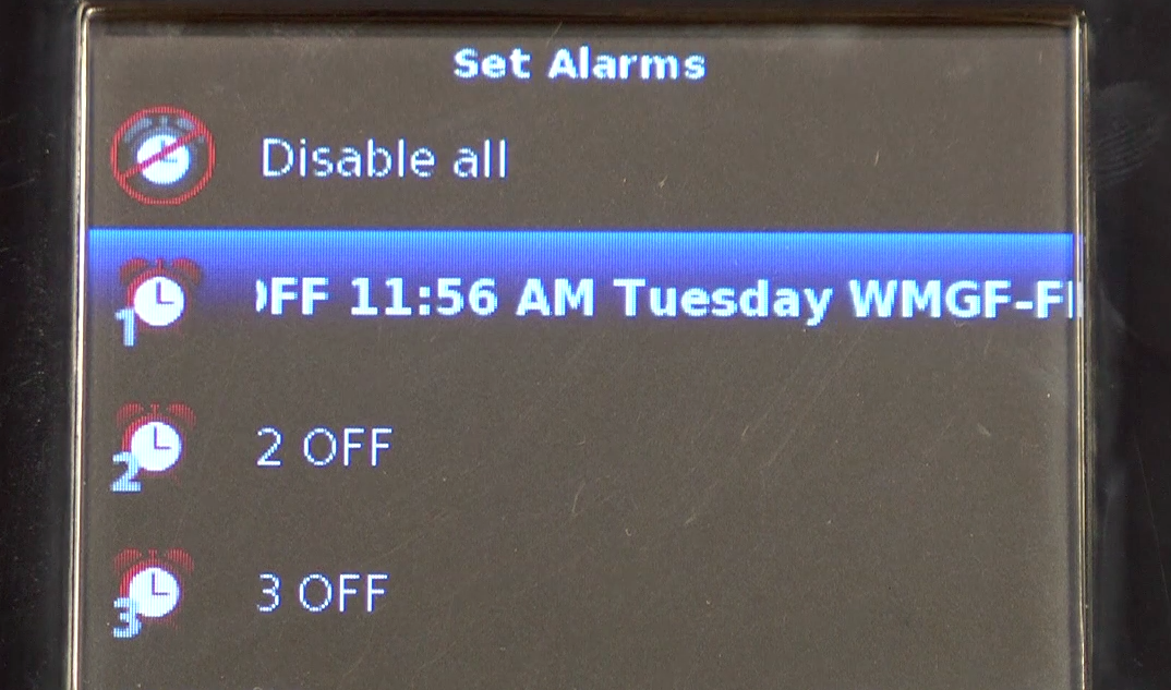 alarm+settings