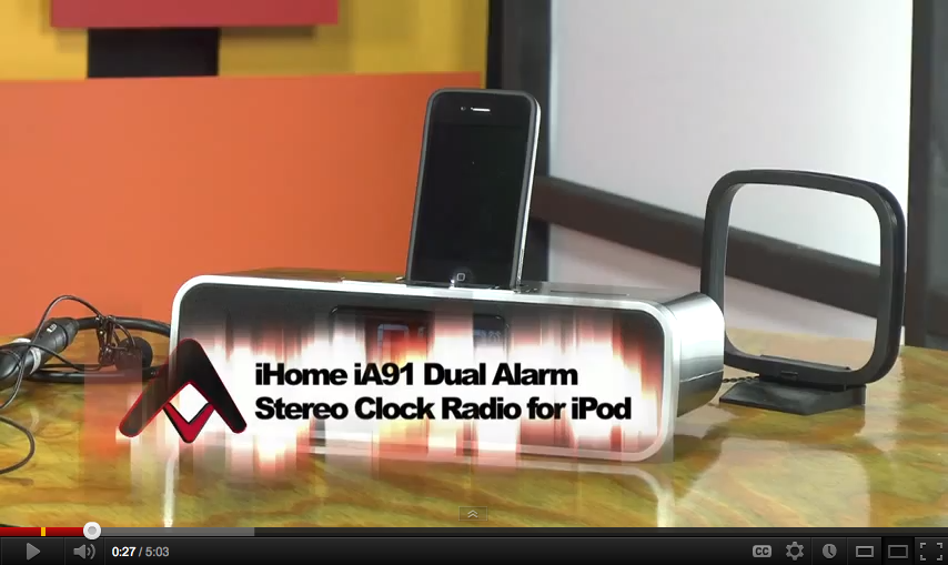 iHome+iA91+App-enhanced+Dual+Alarm+Stereo+Clock+Radio+Review