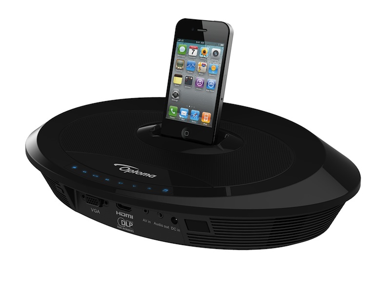 Optoma+Neo-i+iPod+Dock+and+Pico+Projector+First+Look
