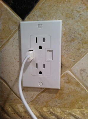 Power2U outlet installed