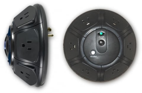 ezGear+ezSpace+Wall+Mount+UFO+Surge+Protector