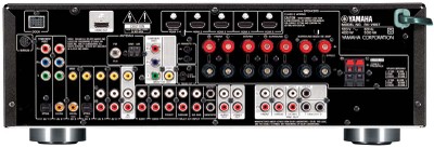 Yamaha RX-V667 Backpanel View