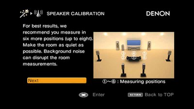 audyssey speaker setup