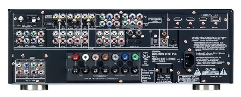 SR4002 Back Panel
