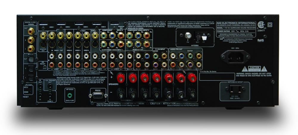 NAD+T+747+Backpanel
