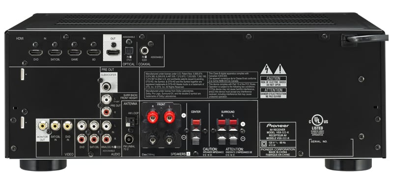 VSX-522_rear