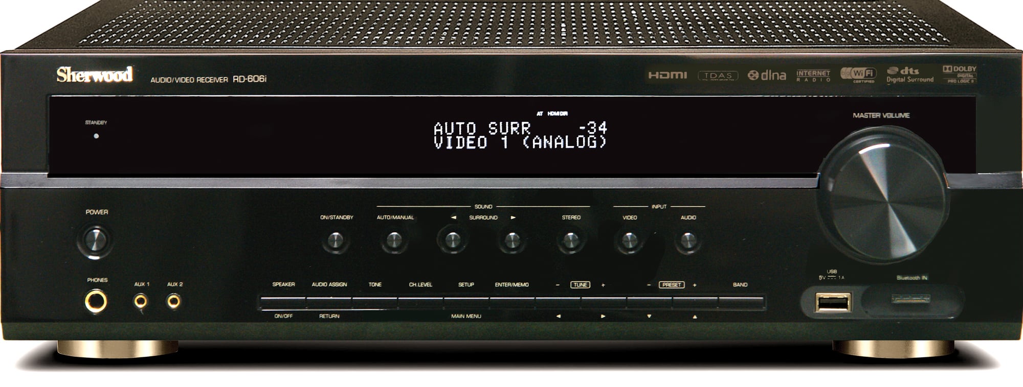 Sherwood+RD-606i+Network+Receiver+Preview