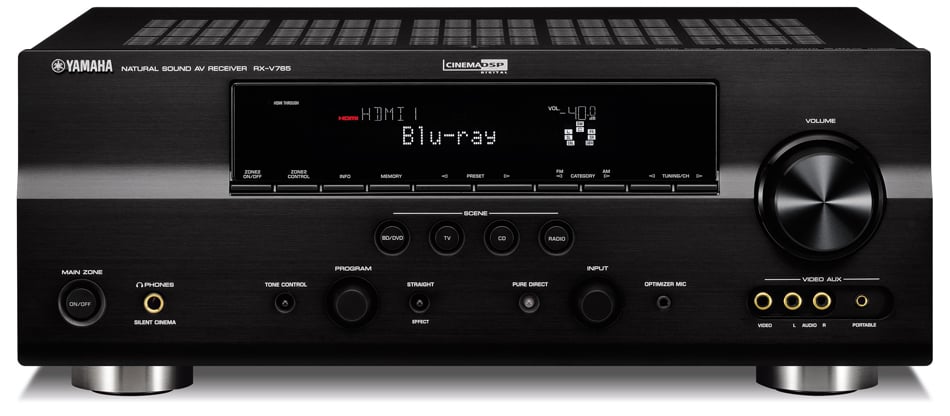 Yamaha+RX-V765+7.2+Home+Theater+Receiver+First+Look