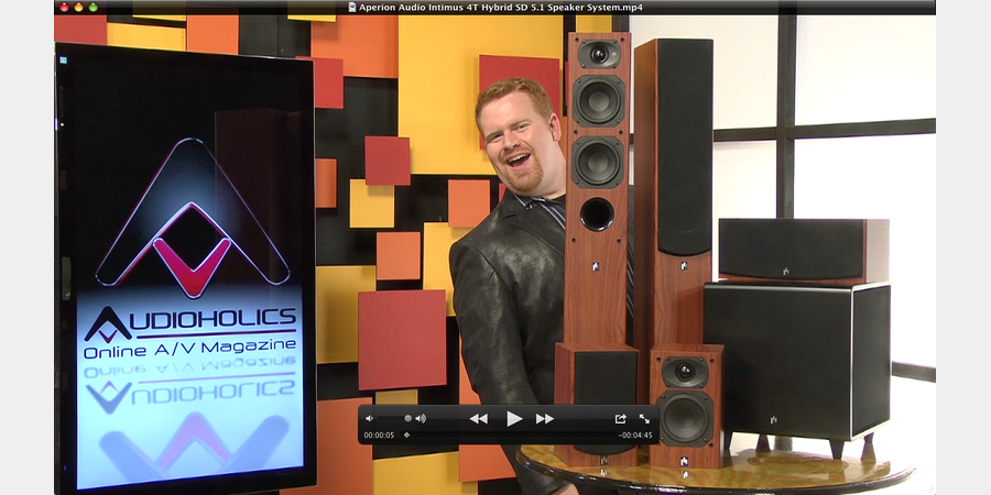 Aperion Audio Intimus 4T Hybrid SD 5.1 Speakers Video Review