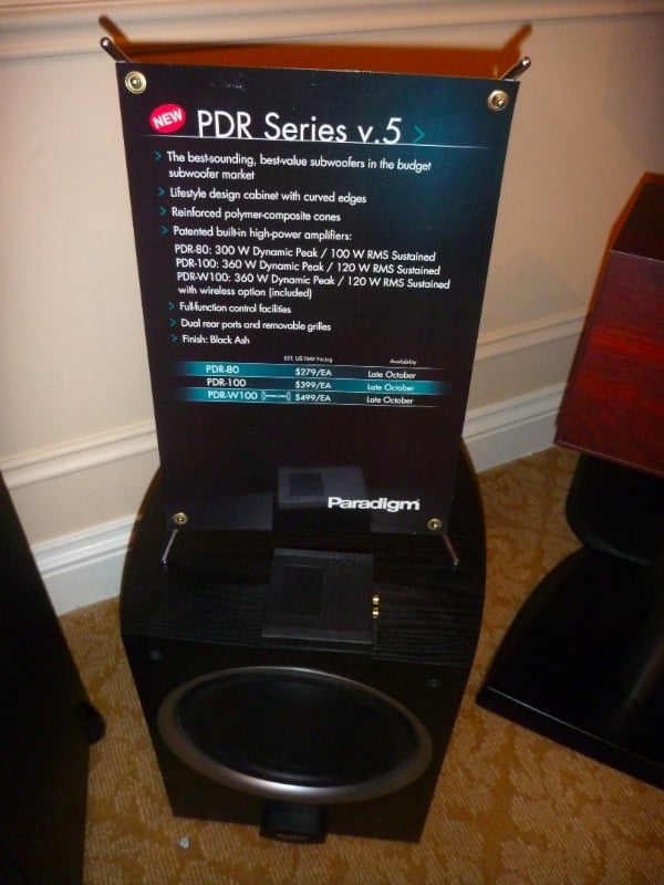 Paradigm+PDR-W100+Wireless+Subwoofer+Preview