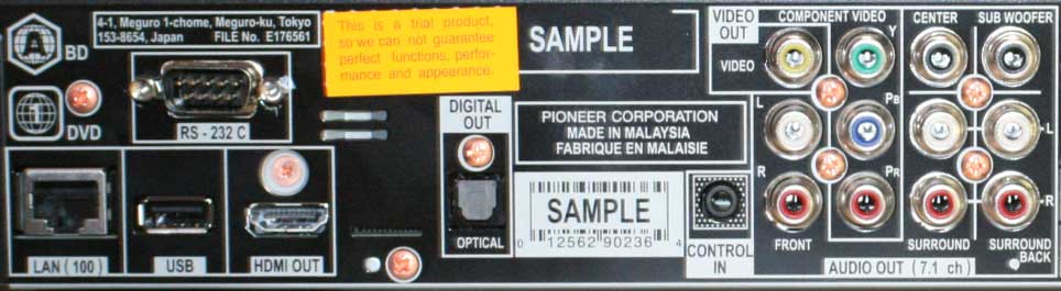 Pioneer+BDP-23FD+Blu-ray