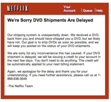 Netflix Delay