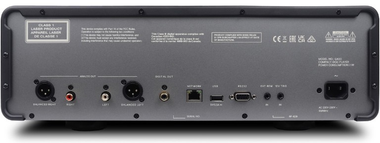 Michi Prestige CD Player rear