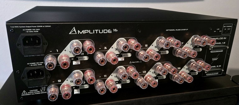 Trinnov Amplitude16 Backpanel