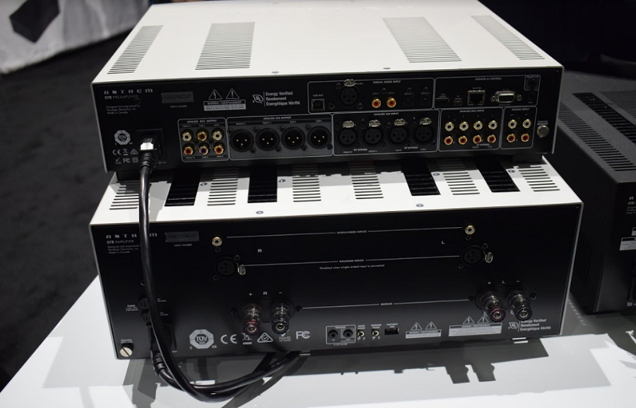 Anthem STR Preamplifier and STR Power Amplifier Preview Audioholics