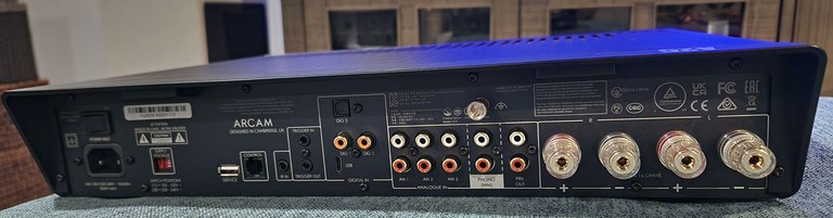 Arcam A25 Backpanel View