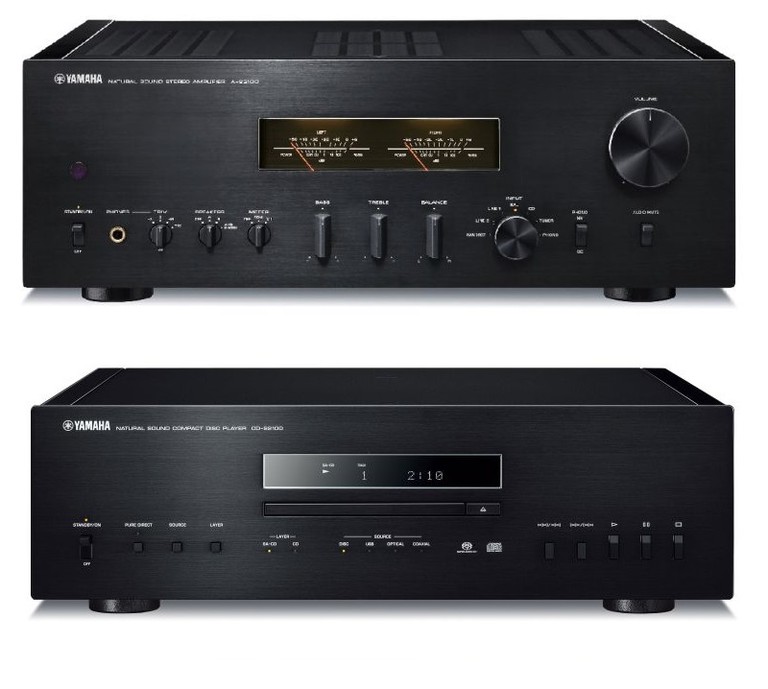 Yamahas new A-S2100 integrated amplifier and CD-S2100 CD/SACD Player