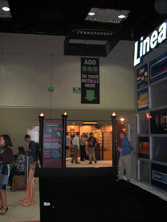 Transparent Cable Booth at CEDIA