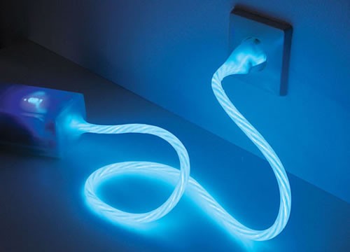 Glowing Power Cord