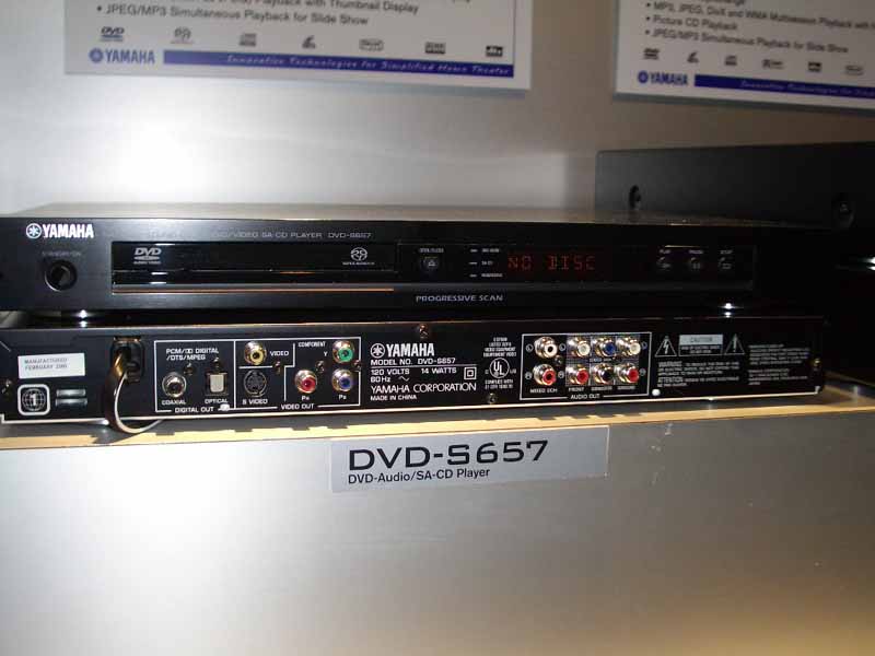 Yamaha DVD-S657 DVD-A/SACD | Audioholics