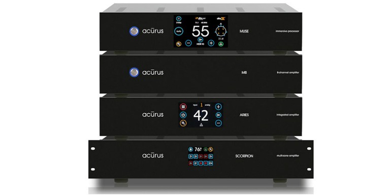 Acurus 12.1CH Muse Processor & M8 8CH Amplifier Targets Multi-Media Rooms