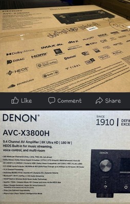 Denon AVR-X3800h box