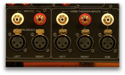 differential XLR inputs