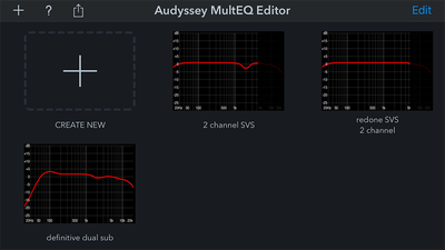 Load multiple Audyssey profiles