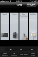 ES iOS Remote Main Screen