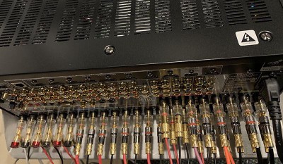 Denon X8500H 15 speaker terminals