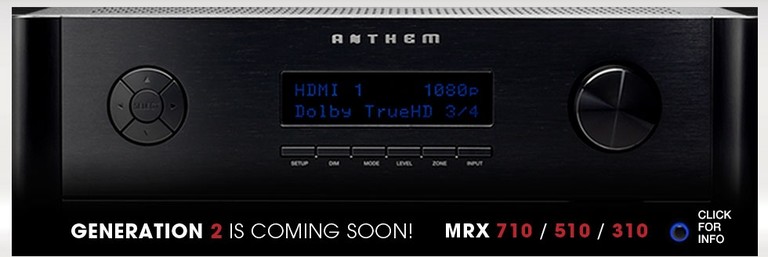 Anthem MRX710, MRX510, MRX310 Gen2 AV Receivers Preview