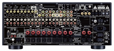 Denon AVR-4308CI rear connections